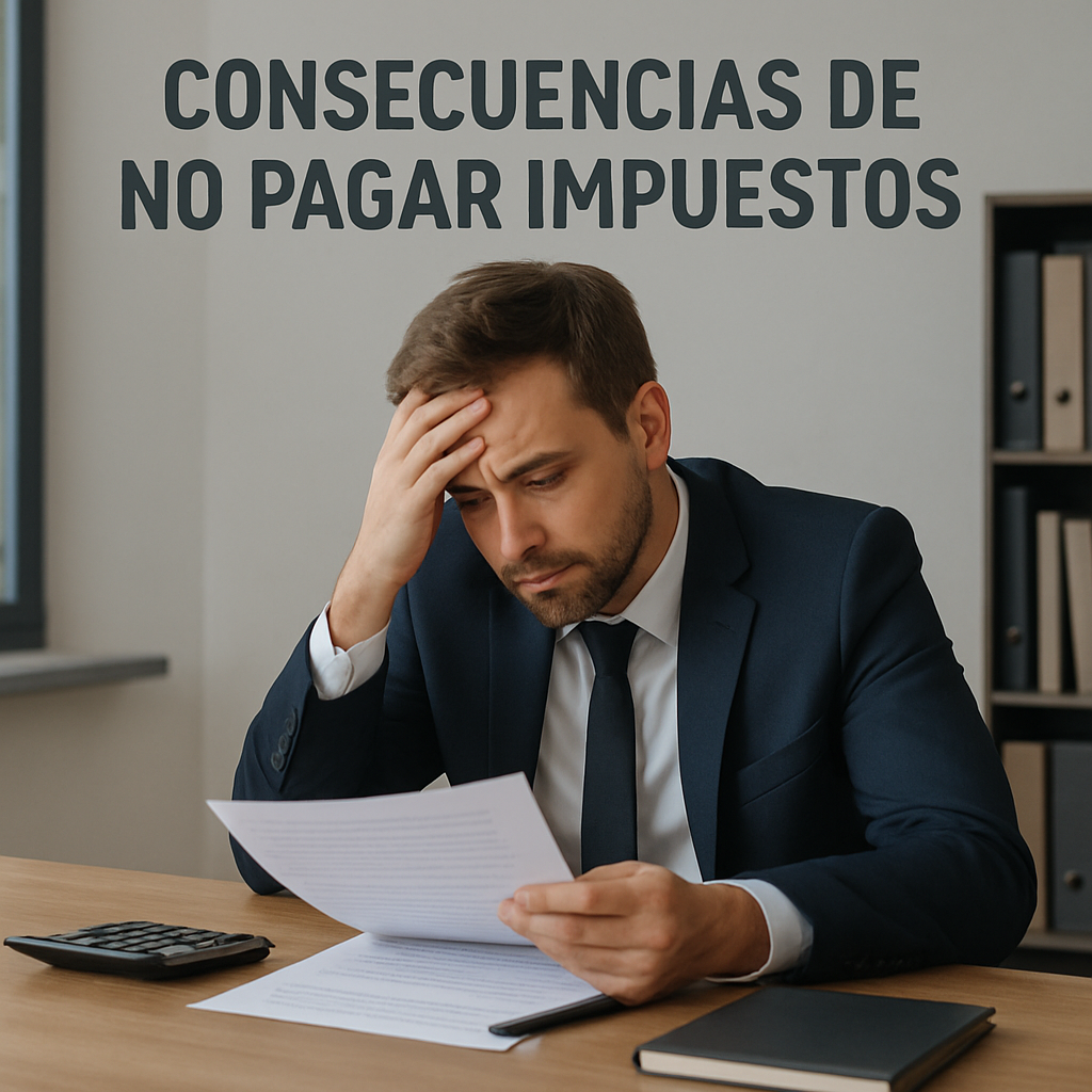 Consecuencias de no pagar impuestos
